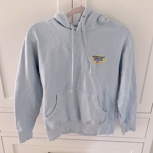 Light blue Newport Beach junior lifeguard hoodie/sweatshirt. Women size small.
